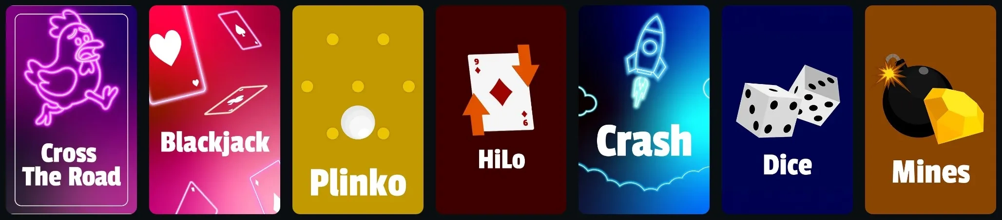 Les mini-jeux crash